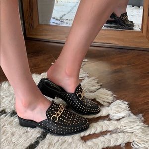 Black mules